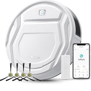 Lefant White Robot Vacuum Cleaner